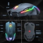 ONIKUMA CW905 2.4G RGB Lighting Wireless Mouse(Black) - Image 6