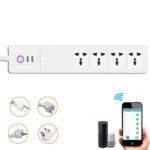 ZigBee 16A SM-SO306-M 4 Holes + 2 USB Multi-purpose Smart Power Strip(UK Plug) - Image 2