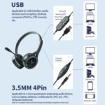 SOYTO SY-G30C Long Microphone Wired Noise Cancelling Ergonomic Gaming Headset, Interface:3.5mm(Black) - Image 6
