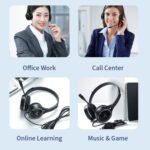 SOYTO SY-G30C Long Microphone Wired Noise Cancelling Ergonomic Gaming Headset, Interface:3.5mm(Black) - Image 7