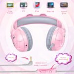 SoulBytes S31 Kids Wired Over-Ear Earphone with Microphone, Length: 1.5m(Pink) - Image 3