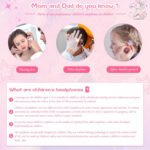 SoulBytes S31 Kids Wired Over-Ear Earphone with Microphone, Length: 1.5m(Pink) - Image 6