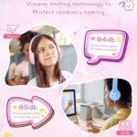 SoulBytes S31 Kids Wired Over-Ear Earphone with Microphone, Length: 1.5m(Pink) - Image 7