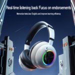 T&G KE-29 Foldable Wireless Headset with Microphone(White) - Image 2