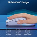 ONIKUMA CW917 RGB 4800DPI Dual Mode Wired + 2.4GHz Wireless Mouse(Black) - Image 3