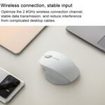 Original Xiaomi XMWXSB04YM 2.4GHz Portable Wireless Mouse Comfort Edition(Grey) - Image 3