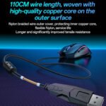 Yesido KB20 USB 7200DPI RGB Wired Mouse(Black) - Image 4