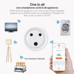 10A Mini Smart WiFi Socket Small South Africa / India Plug Remote Control Timer Switch Electrical Power Adapter with Alexa - Image 5