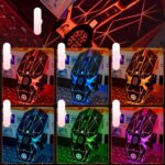 YINDIAO A7 2.4GHz 1600DPI 3-modes Adjustable 7-keys Rechargeable RGB Light Wireless Silent Gaming Mouse (White) - Image 13