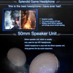 KOTION EACH G2000 Over-ear Game Gaming Headphone Headset Earphone Headband with Mic Stereo Bass LED Light for PC Gamer,Cable Length: About 2.2m(Orange + Black) - Image 11