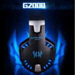 KOTION EACH G2000 Over-ear Game Gaming Headphone Headset Earphone Headband with Mic Stereo Bass LED Light for PC Gamer,Cable Length: About 2.2m(Orange + Black) - Image 9