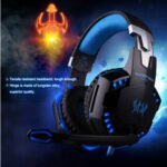 KOTION EACH G2000 Over-ear Game Gaming Headphone Headset Earphone Headband with Mic Stereo Bass LED Light for PC Gamer,Cable Length: About 2.2m(Orange + Black) - Image 10