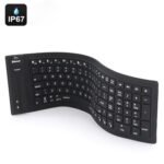 JA-11 108-keys Foldable Silicone Bluetooth Keyboard