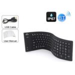 JA-11 108-keys Foldable Silicone Bluetooth Keyboard - Image 2