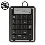 USB Non-synchronous Notebook Computer Numeric Keyboard with 19 Keys - Image 2
