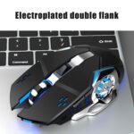 K680 Rechargeable Wireless Keyboard and Mouse Set(Black Mixed Color) - Image 4