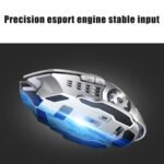 K680 Rechargeable Wireless Keyboard and Mouse Set(Black Mixed Color) - Image 5