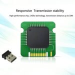 USB External Notebook Desktop Computer Universal Mini Wireless Keyboard Mouse, Style:Keyboard and Mouse Set(Silver) - Image 3