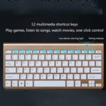 USB External Notebook Desktop Computer Universal Mini Wireless Keyboard Mouse, Style:Keyboard and Mouse Set(Silver) - Image 5