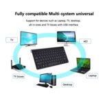 USB External Notebook Desktop Computer Universal Mini Wireless Keyboard Mouse, Style:Keyboard and Mouse Set(Silver) - Image 6