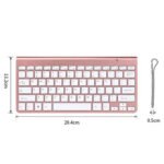 USB External Notebook Desktop Computer Universal Mini Wireless Keyboard Mouse, Style:Keyboard and Mouse Set(Silver) - Image 8