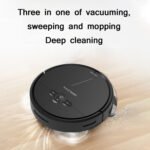 GEERLEPOL Smart Home Automatic Refilling Sweeping Robot, High Configuration Support Mobile Phone APP(Black) - Image 7