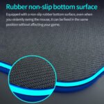 K9186 Multifunctional RGB Lighting Mouse Pad With Wireless Charger(Colorful) - Image 4