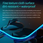 K9186 Multifunctional RGB Lighting Mouse Pad With Wireless Charger(Colorful) - Image 5