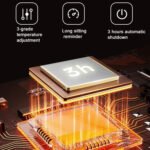 150W  80x33cm Heated Mouse Pad Digital Display Adjustable Hand Warmer Desk Pad 220V EU Plug Gray - Image 3