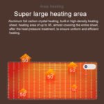 150W  80x33cm Heated Mouse Pad Digital Display Adjustable Hand Warmer Desk Pad 220V EU Plug Gray - Image 5