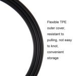 2m For ATH-M50X / M40X / M60X / M70X Headset Audio Cable Replacement Cable(Black) - Image 3