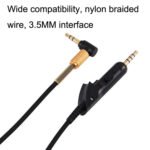 1.2m For Boss QC15 Headphone Audio Cable Braided Replacement Cable - Image 3