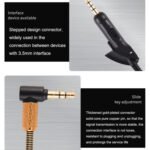 1.2m For Boss QC15 Headphone Audio Cable Braided Replacement Cable - Image 4