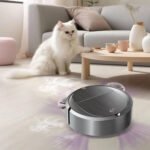 Intelligent Sweeper Robot Home Automatic 3 In 1 Integrated Cleaning Machine Vacuum Cleaner, Style: Rechargeable White - Image 2