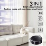 Intelligent Sweeper Robot Home Automatic 3 In 1 Integrated Cleaning Machine Vacuum Cleaner, Style: Rechargeable White - Image 4
