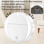 Intelligent Sweeper Robot Home Automatic 3 In 1 Integrated Cleaning Machine Vacuum Cleaner, Style: Rechargeable White - Image 5
