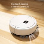 Automatic Mini Sweeping Robot Mopping Sweeping Suction 3 In 1 Cleaning Machine, Color: White Battery - Image 5