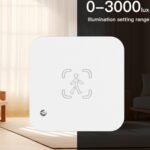 Tuya WiFi Square Human Presence Sensor Millimeter Wave Radar Detection Built-in Illuminance Sensor - Image 4