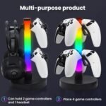KBB-81 RGB Gaming Controller Headphone Stand Ambient Light Stand, Style: Wired Control - Image 5