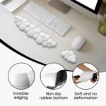 Cloud Wrist Rest Memory Foam Keyboard Pad Office Desktop Wrist Brace (White) - Image 3