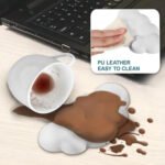 Cloud Wrist Rest Memory Foam Keyboard Pad Office Desktop Wrist Brace (White) - Image 4