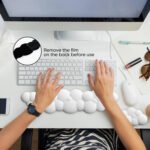 Cloud Wrist Rest Memory Foam Keyboard Pad Office Desktop Wrist Brace (White) - Image 6