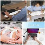 Cloud Wrist Rest Memory Foam Keyboard Pad Office Desktop Wrist Brace (White) - Image 7